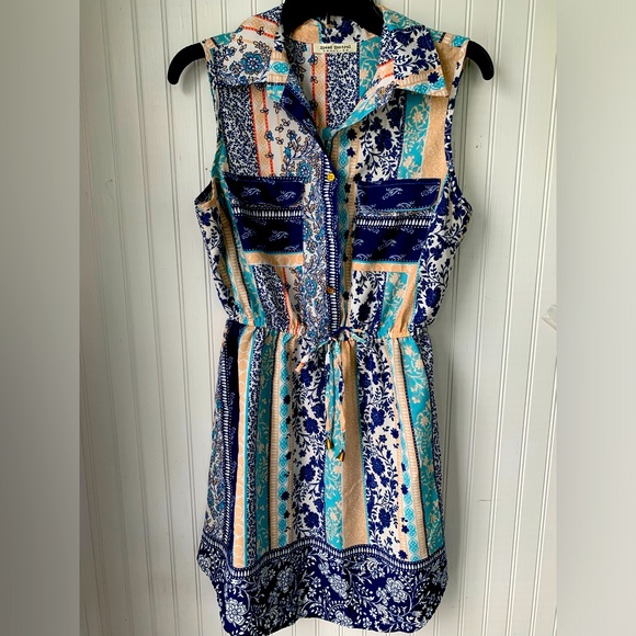 Speed Control Dresses & Skirts - Speed Control New York (Small)Dress, Collared/Sleeveless w/drawstring waist line